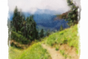 Имитация акварели в фотошопе