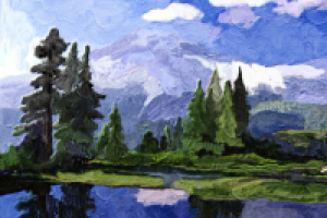 Имитация живописи маслом в фотошопе