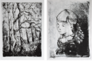 Иллюстрации в технике "сухая игла"