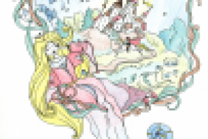 Подарочная иллюстрация в детскую комнату