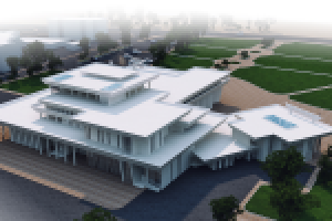 Визуализация Театрально-музейного компл. для дипл. работы, вид 2