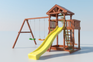Моделирование и визуализация детской площадки (1/60)