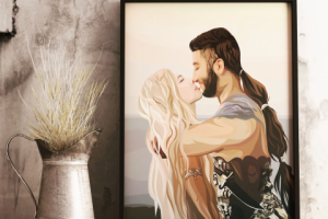 Портрет в стиле киносериала «Игра престолов»