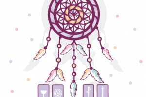 Логотип для группы Вконтакте "Balance life with tarot"