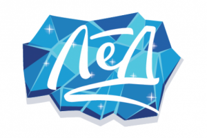 Логотип для бренда детской спортивной одежды "Лёд"