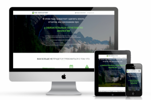 Лендинг для ЭКО Консалтинг