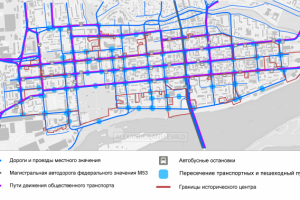 Транспортная схема г. Красноярска