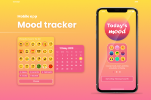 Мобильное приложение Today's mood