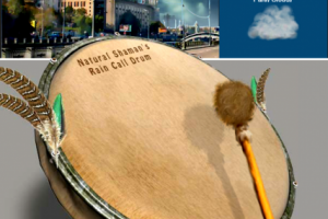 Шаманский погодный бубен.