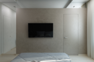 Спальня в стиле минимализм.