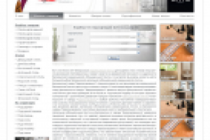 Дизайн сайта интернет-магазина керамической плитки