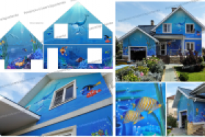 Коллаж для цифровой фрески