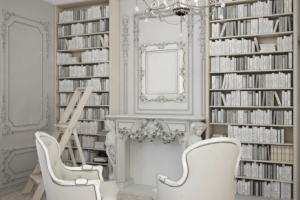 Визуализация зала в классическом стиле