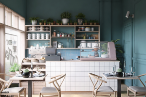 Визуализация кафе