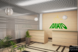 Визуализаци зоны ресепшен г. Москва