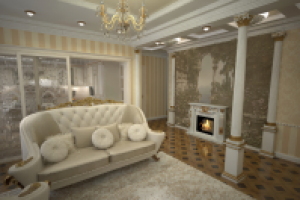 зал - стиль классика-барокко