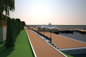 Набережная, пристань