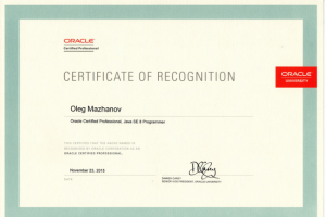 Oracle OCP JavaSE 8 Programmer
