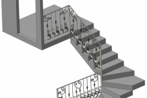 Перила в греческом стиле