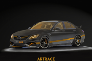 Mercedes-Benz C63 Artrace Mr GOLD