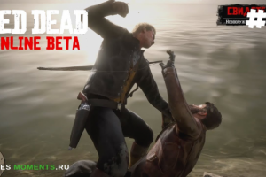 BEST MOMENTS RED DEAD ONLINE BY ME #1