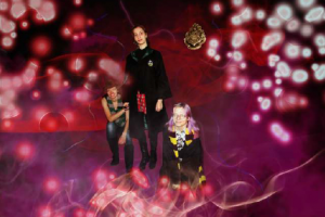 Коллаж "В окружении магии"