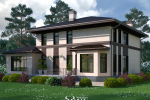 Коттедж в современном стиле