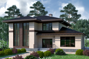 Коттедж в современном стиле