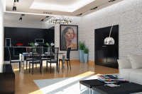 Дизайн интерьера загородного дома в стиле Loft