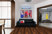Современный дизайн интерьера с оттенком  Loft`а