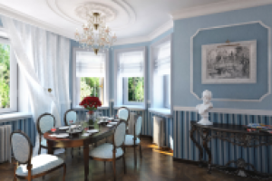 Дизайн интерьера загородного дома в классическом стиле