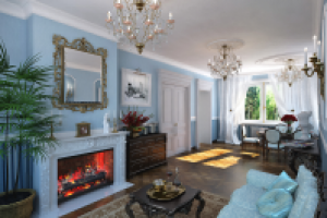 Дизайн интерьера загородного дома в классическом стиле