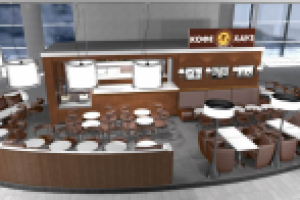 Проект ресторана "КОФЕ ХАУЗ" в аэропорту Домодедово