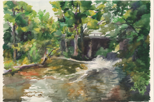 Водопад на реке Красная