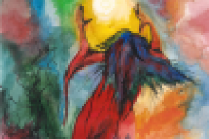 акварель, тушь