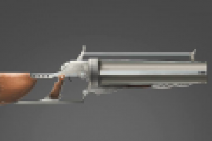 Концепт дробовика  в стиле Стимпанк "эльфийский"