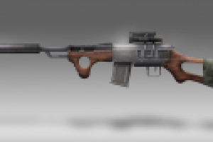 Концепт винтовки для игры в стиле альтернативной истории.