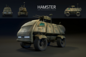 Игровая модель легкого броневика "Хомяк"
