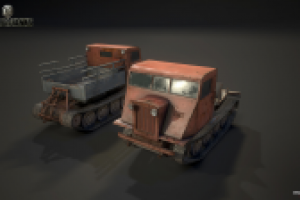 " Полярный трактор" - пропс для игры  World of Tanks