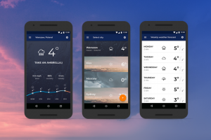 Приложение для просмотра погоды(Android)