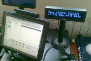 Подключение дисплея покупателя. Розница 1.0