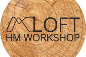 логотип для студии по изготовлению мебели в стиле лофт