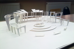 Макет детской площадки