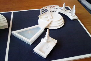 Макет зоны для отдыха