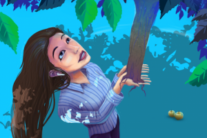 Иллюстрация для росписи фасада здания