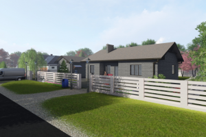 Одноэтажный жилой дом