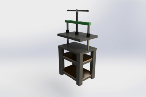 Модель винтового пресса