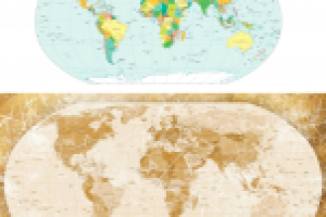 Состаривание карты, ретушь, текстура