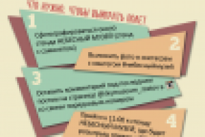 Листовка А6 в стиле инфографики