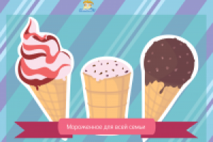 Иллюстрация к рекламе мороженного "Геркулес"